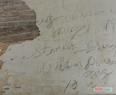 Writing on wallpaper Writing on wallpaper